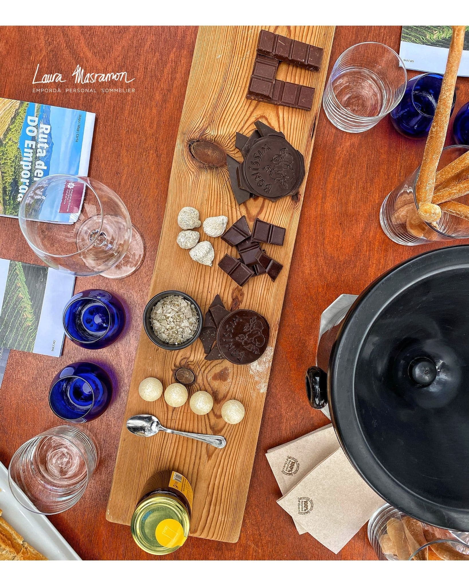 Maridaje de Vino, Aceite y Chocolate